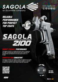 Värvipüstol Sagola 2100 XD (1,3; 1,4mm) KAMPAANIA