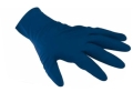 QR Латексные перчатки толстые, синие 50шт. L